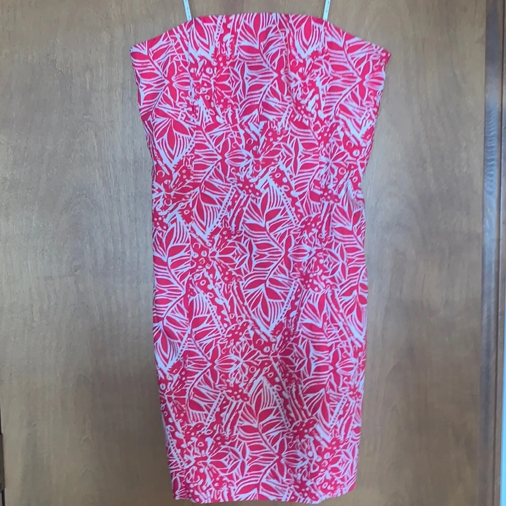 EUC - Vintage Lilly Pulitzer - Franco Dress - Punch Pink floral pattern - Sz 6 - Picture 1 of 7
